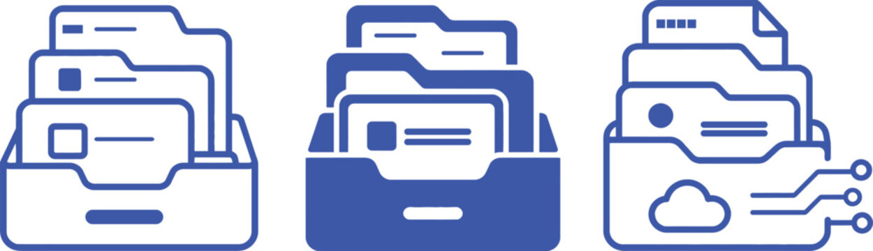 Digital and physical file organization systems: a comparative iconographic representation