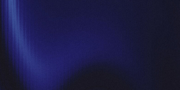 Abstract dark navy blue textured backdrop featuring vertical streaky grooves, grainy noisy grain texture, and a smooth deep blue gradient flow from left to dark black right.