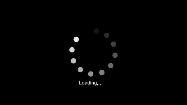 A symbol of progress loading bar or Buffering of Download or Upload, Loading icon, Vector and Illustration.