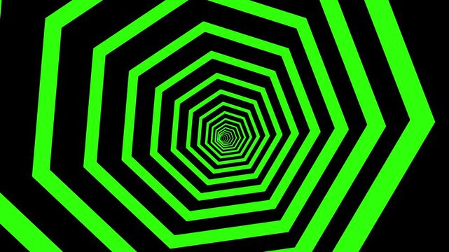 Rotating concentric squares, Square optical illusion pattern - black and blue, Geometric abstract background