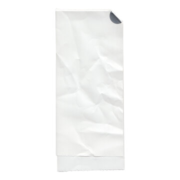 Layered Receipt Paper with Paper Clip, Receipt Ephemera