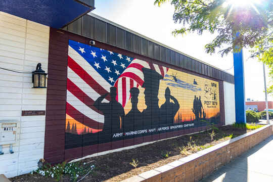 VFW Military Tribute Mural Rapid City South Dakota