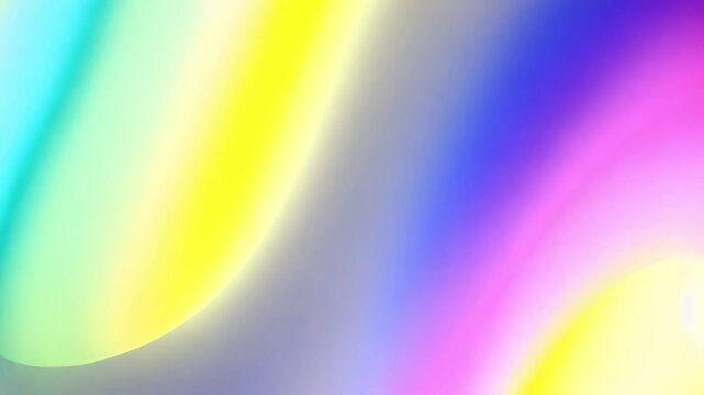 Abstract Colorful Waves Creating a Dreamy Fluid Background