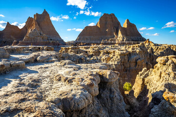 Badlands National Park Rock Formations Trail South Dakota © PhotoSpirit