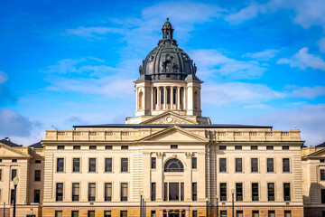 Fototapeta premium South Dakota State Capitol Building Pierre Sunny Day