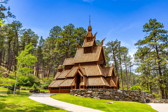 Chapel in the Hills Borgund Stave Church Replica Rapid City