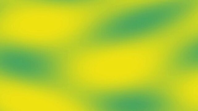 Abstract green and yellow gradient background with soft blurred waves and flowing patterns
