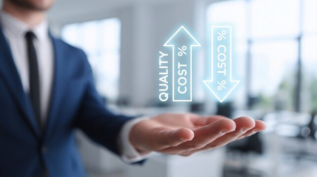 Business quality management strategy for cost reduction and growth optimization