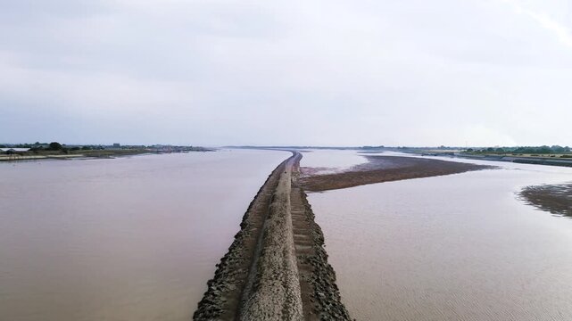 福岡県大川市デ・レーケ導流堤