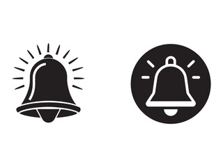 Obraz premium Notification icons with bell shapes and alert symbols for notifications and alerts notification bells