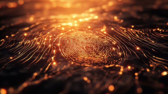 Fingerprint Analysis with Artificial Light Background