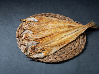 Obraz premium Dried pollack, traditional Korean food ingredient