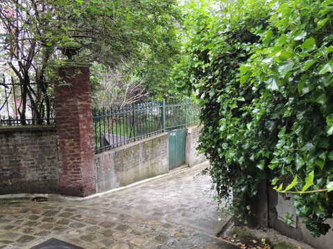 Secret alley in Paris - France