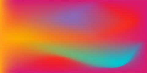 Cheerful and bright gradient background with a blend of orange, yellow, and pink. Ideal for summer or travel themes. © Sofia Rohimah