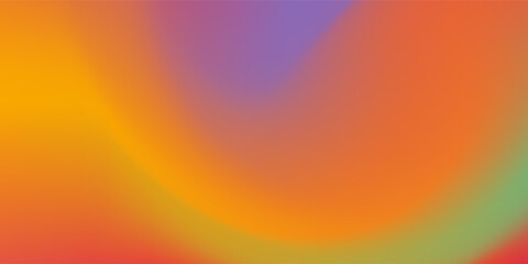 Cheerful and bright gradient background with a blend of orange, yellow, and pink. Ideal for summer or travel themes. © Sofia Rohimah