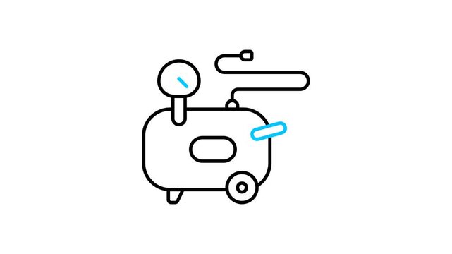 Air Pump Animated Video Icon