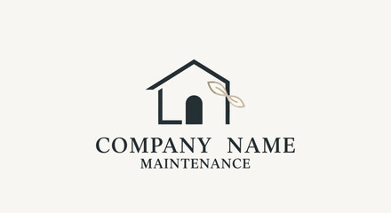 Fototapeta premium Logo for company maintenance services.