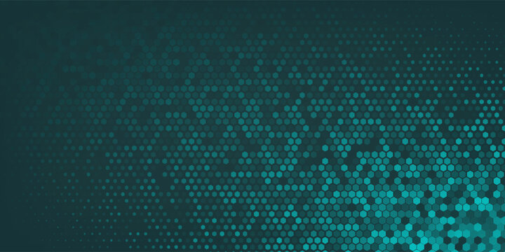 Abstract green whit mesh background cyber nano information