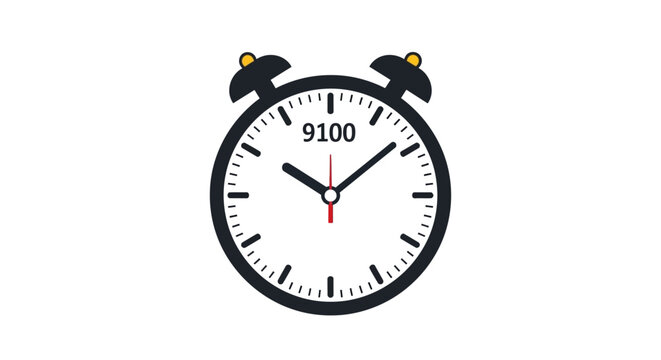 An illustration of an alarm clock.