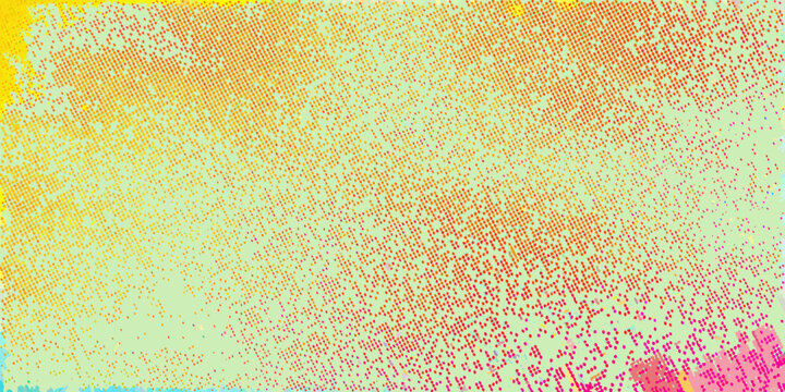 Layered dot pattern vector illustration with yellow pink and green hues