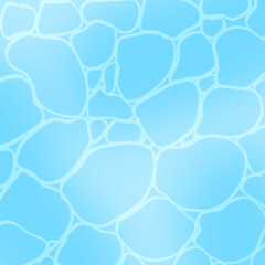 Obraz premium Light Blue Water Ripple Caustics Pattern Background
