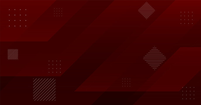Deep Red Abstract Geometric Background with Subtle Textures and Patterns