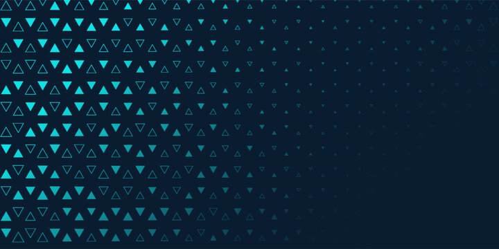 Modern dark blue geometric honeycomb texture vector featuring bright tech hex mesh lines for virtual communication and science presentation wallpaper.