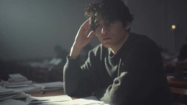 考える男性