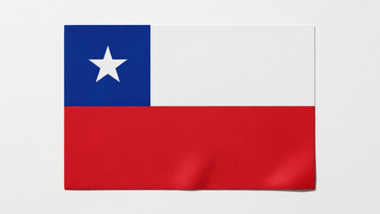 Fototapeta premium Closeup of Texas State Flag with Fabric Texture and Colors