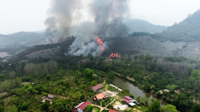 The Burning Season in Laos: Agricultural Fire and Rice Preparation