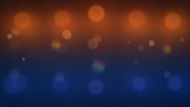 Bokeh background abstract light glow blur gradient orange blue festive atmosphere dreamy soft focus modern design backdrop for celebration or party dreamy digital design wallpaper backdrop defocused