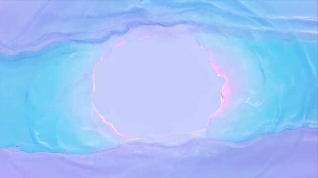 Pastel abstract background wave texture gradient liquid border frame light soft dreamy glow art design with ripple pastel fluid texture wave splash modern style and minimal turquoise lavender pink