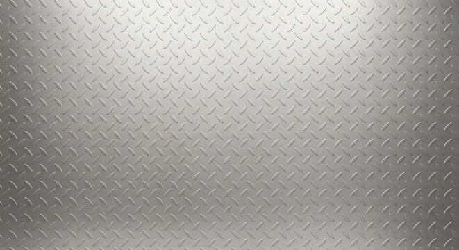 Industrial metal texture with diamond plate pattern for background