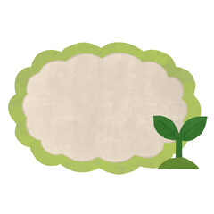 Fototapeta premium Small Tree Tag Paper Art