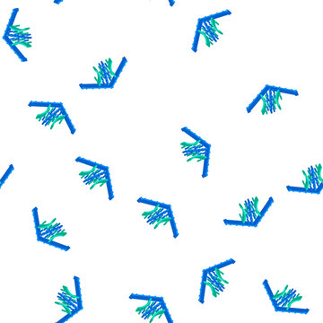 linear regression isometric seamless pattern. linear regression sign illustration
