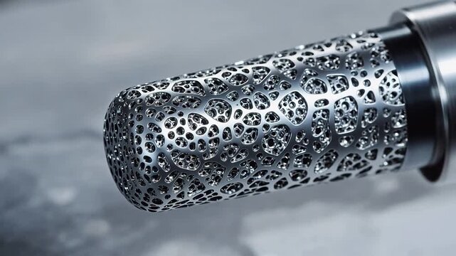 Nanoporous Platinum-Iridium Alloy Structure Under Scanning Electron Microscope