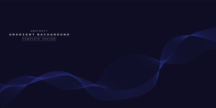abstract stylish blue wave design background vector