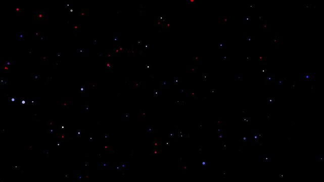 4K Dust particals flying against black background. Snowflakes overlay isolated on chroma key footage, Abstract Fire Particles Animated Background. abstract dust fail video with black background