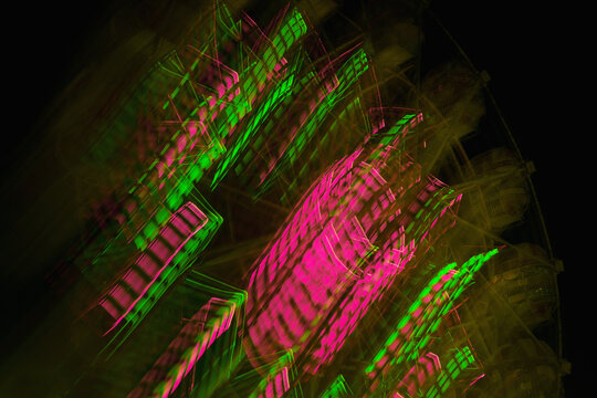 abstract colorful slow shutter light background