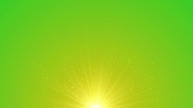 Shining Gold Sunburst Light Rays Loop Animation.