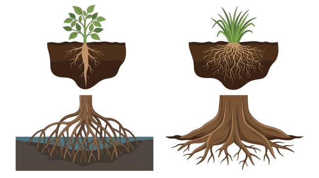 Exploring the Fundamental Diversity and Vital Functions of Plant Root Systems From Taproots to Fibrous Networks and Water-Based Adventitious Structures