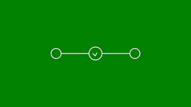 Negotiation, Deal Complete, Decision Taken Between Two Parties, Contract Done - Minimal Flat Design Motion Graphics Clip - Green Screen, 7.5% Gray