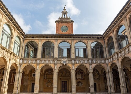 Palace of Archiginnasio, University of Bologna, Italy