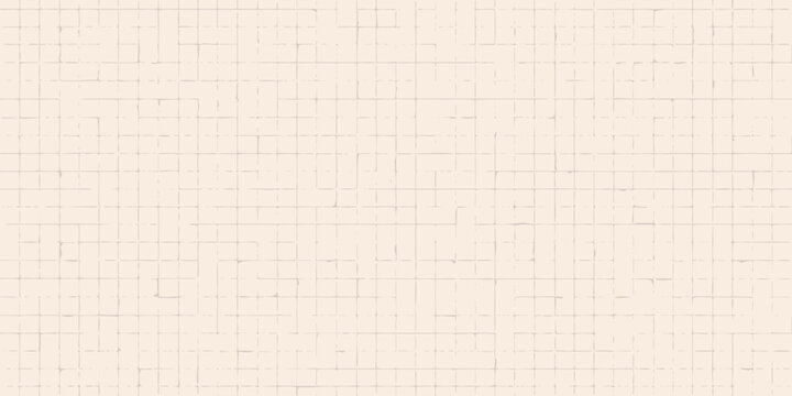 Grid pattern with rectangular blocks light beige vector illustration