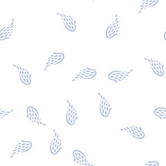 Naklejka premium angel wing glyph vector seamless pattern. angel wing thin illustration