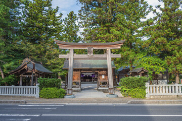 Fototapeta premium 島根 八重垣神社の門前風景