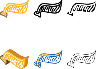 Naklejka premium snitch wing from harry potter color icon vector. snitch wing from harry stylized potter sign. isolated symbol illustration