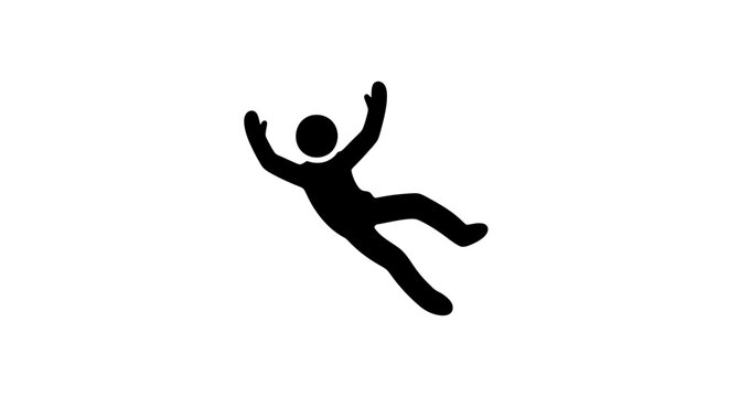 Person jumping in the air.