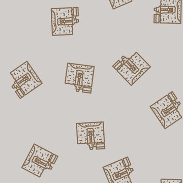 drilling fluids line seamless pattern drilling fluids thin line illustration