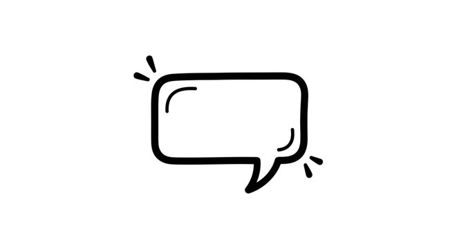 Speech Bubble Icon Graphic.